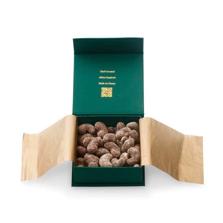 80% Dark Chocolate Covered Cashews for wholesale by Midunu Chocolates