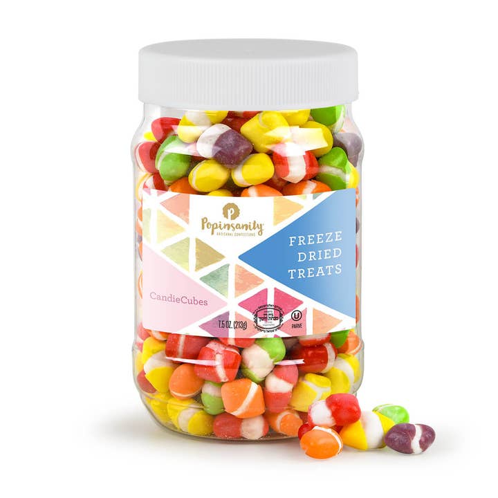CandieCubes - Vegan Freeze-Dried Candy Gift or Snack for wholesale by Popinsanity Popcorn & Confections