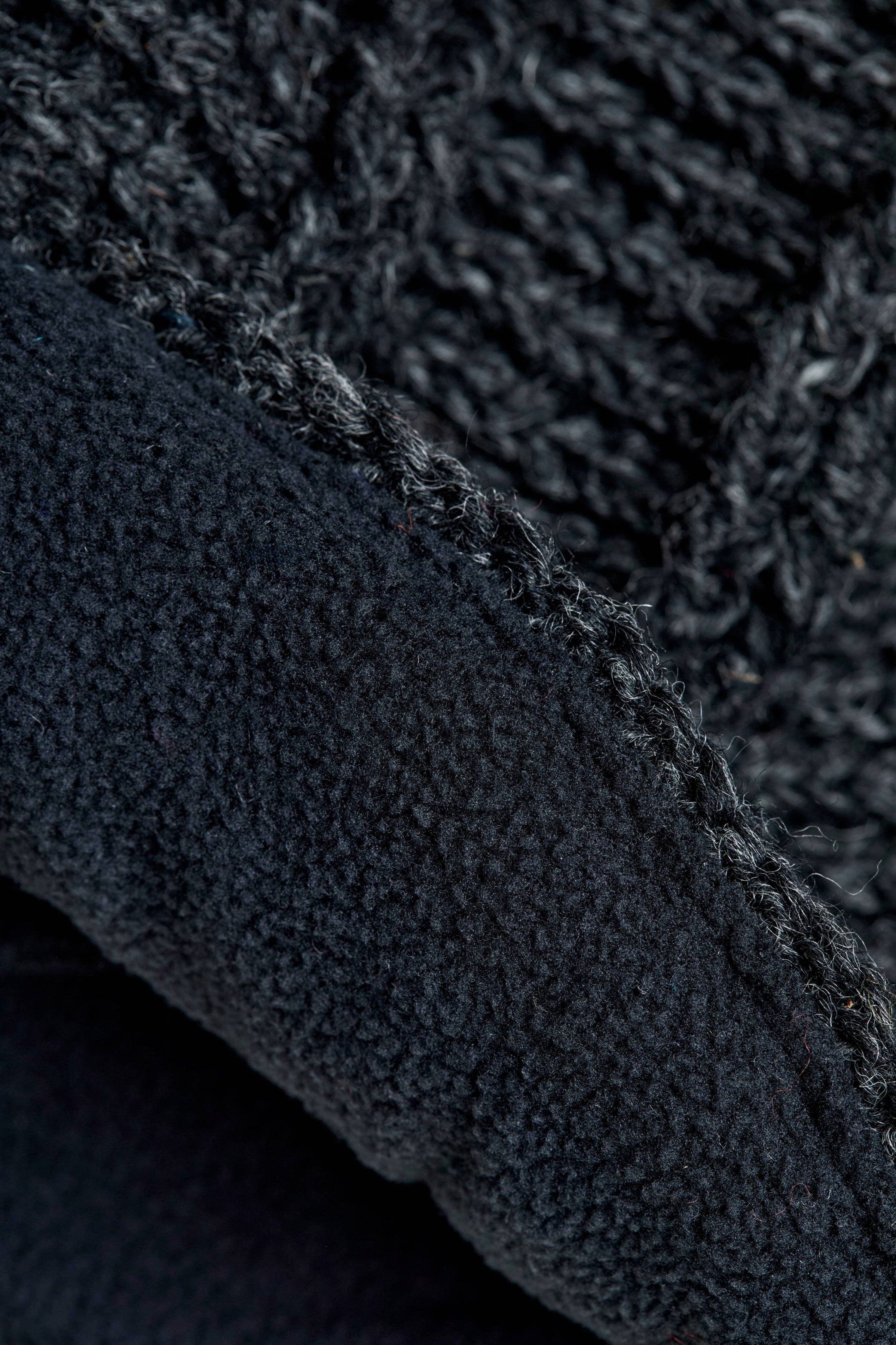 By Many Hands - Wholesale Hand Warmer - Brecken Charcoal Hand-Knit Handwarmers2