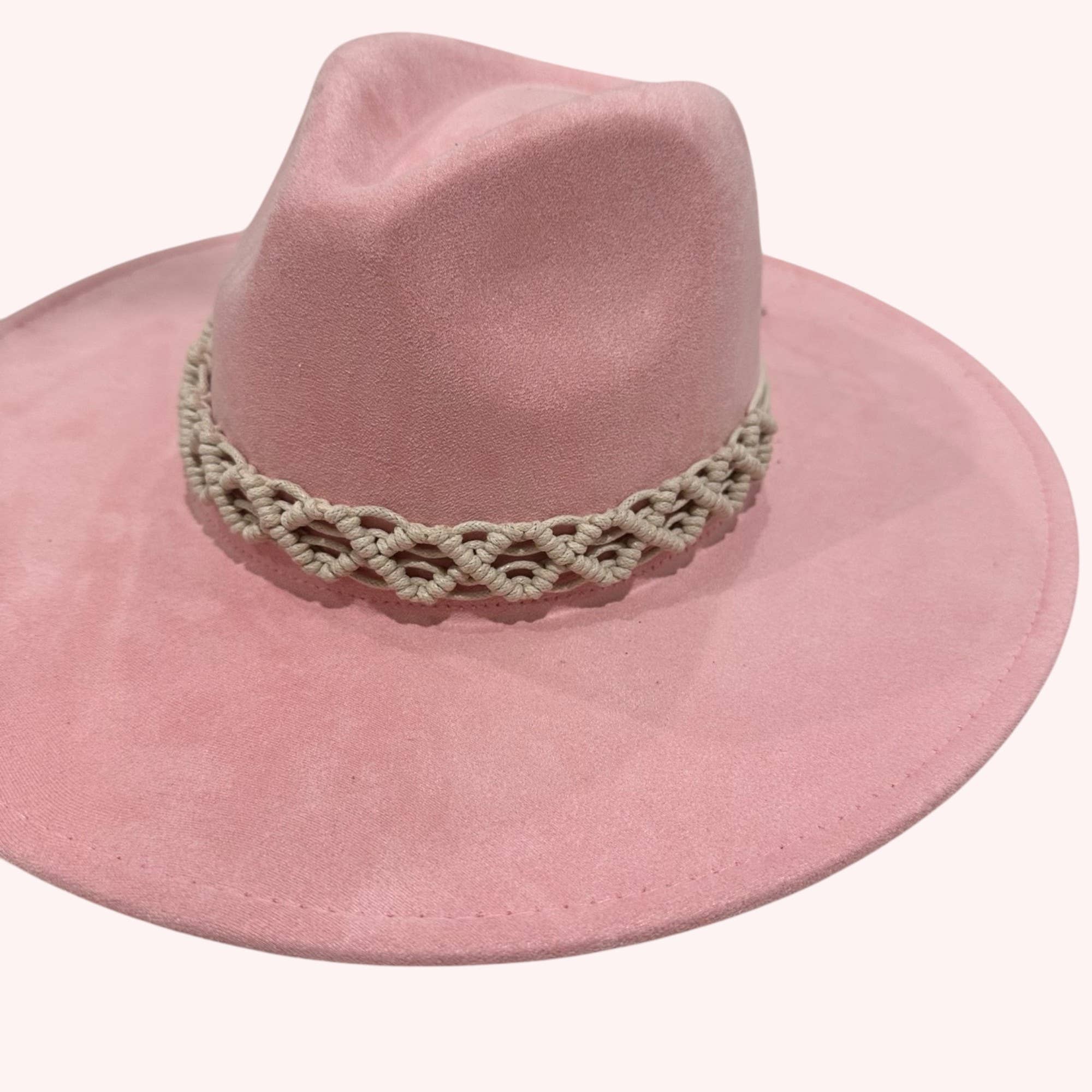 Queens INC - Wholesale Hat Accessory - Women's - Handwoven Macramé Hat Band – Set of 3 (Boho Chic Adjustable)2