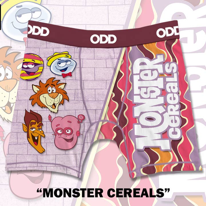 MONSTER CEREALS BOXERS for wholesale by Odd Sox