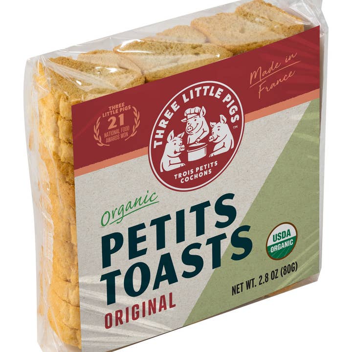 Three Little Pigs - Wholesale Bread/Tortilla - Organic Petits Toasts