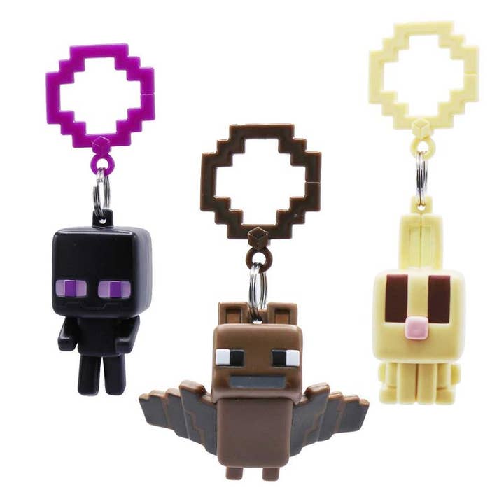 License 2 Play Toys - Wholesale Figurine Toy - Kids - Minecraft Backpack Clip On Figs S2 18pc Counter Display5
