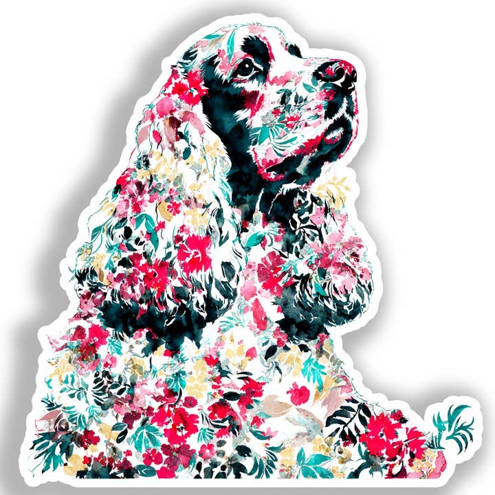 Cocker Spaniel Dog Decal Sticker # A018760 for wholesale by Yoonek Graphics