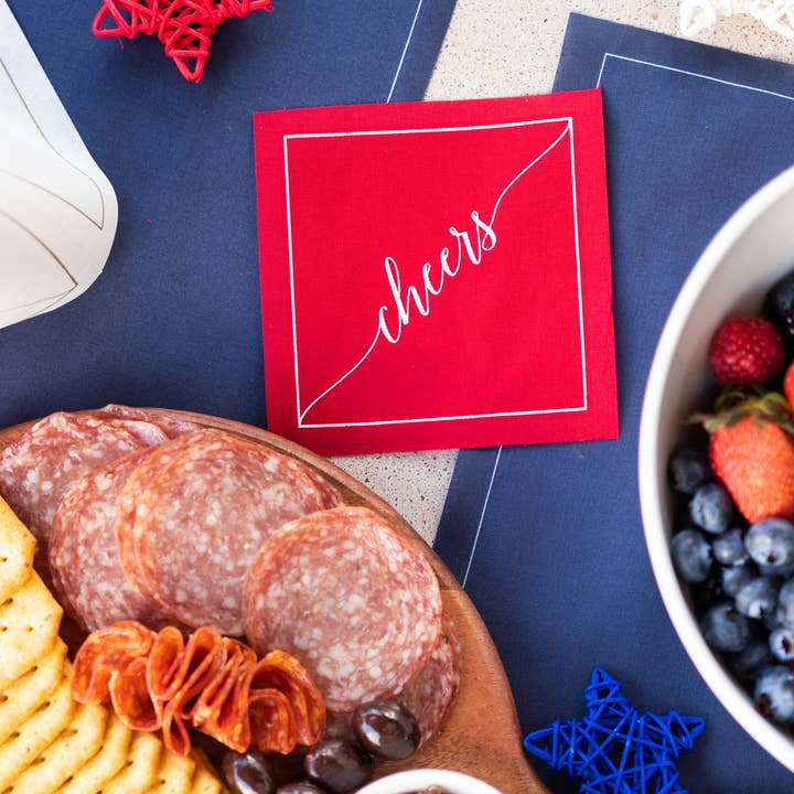 Toasting With Tara - Wholesale Disposable Napkin - The Red Carpet Cocktail Napkin Roll