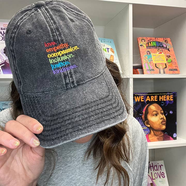 'Kindness Is' Pride Baseball Hat for wholesale by Kind Cotton
