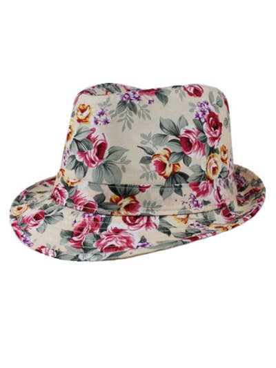 Fedora a fiori per la vendita all'ingrosso da parte di Cap Zone