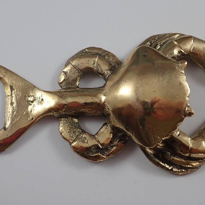 Brass Crab Bottle Opener, Awesome Bar Tender Gift for wholesale by Ubud Glass
