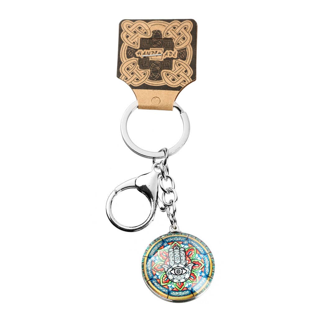 Benjamin International – wholesale Nyckelring - Unisex – DIVERSE HAMSA AKRYL NYCKELRINGAR0