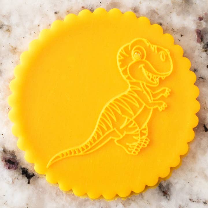 Giro Dinossauro Embosser Biscoito PopUp por atacado de Cut Bake Stamp