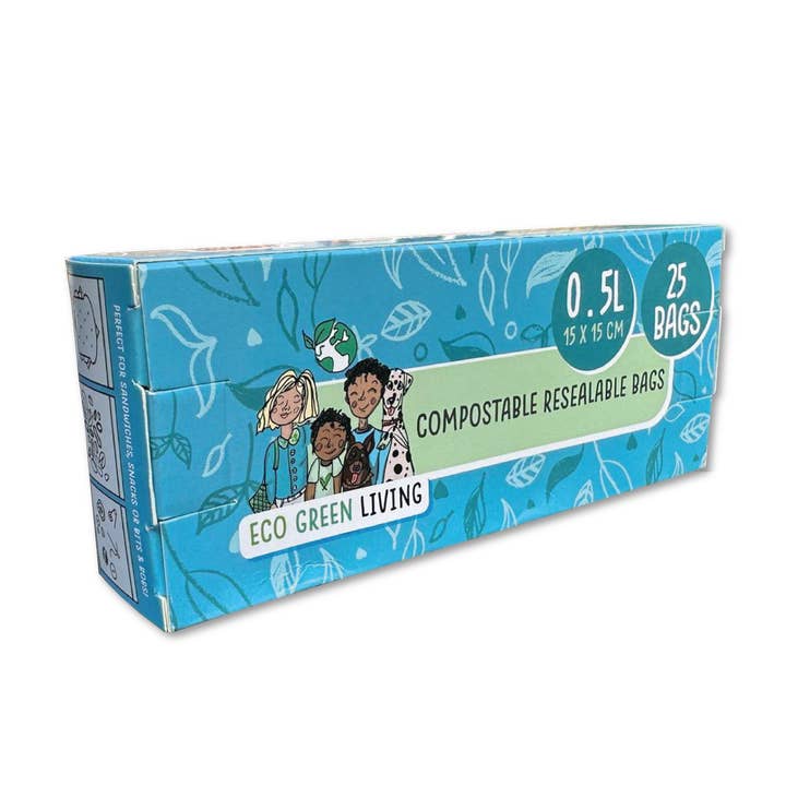 Compostable Resealable Bags Small | 0.5 Litre (25 bags) and other Purchase Wholesale ziplock. Free Returns & Net 60 Terms on Faire trending on Faire.