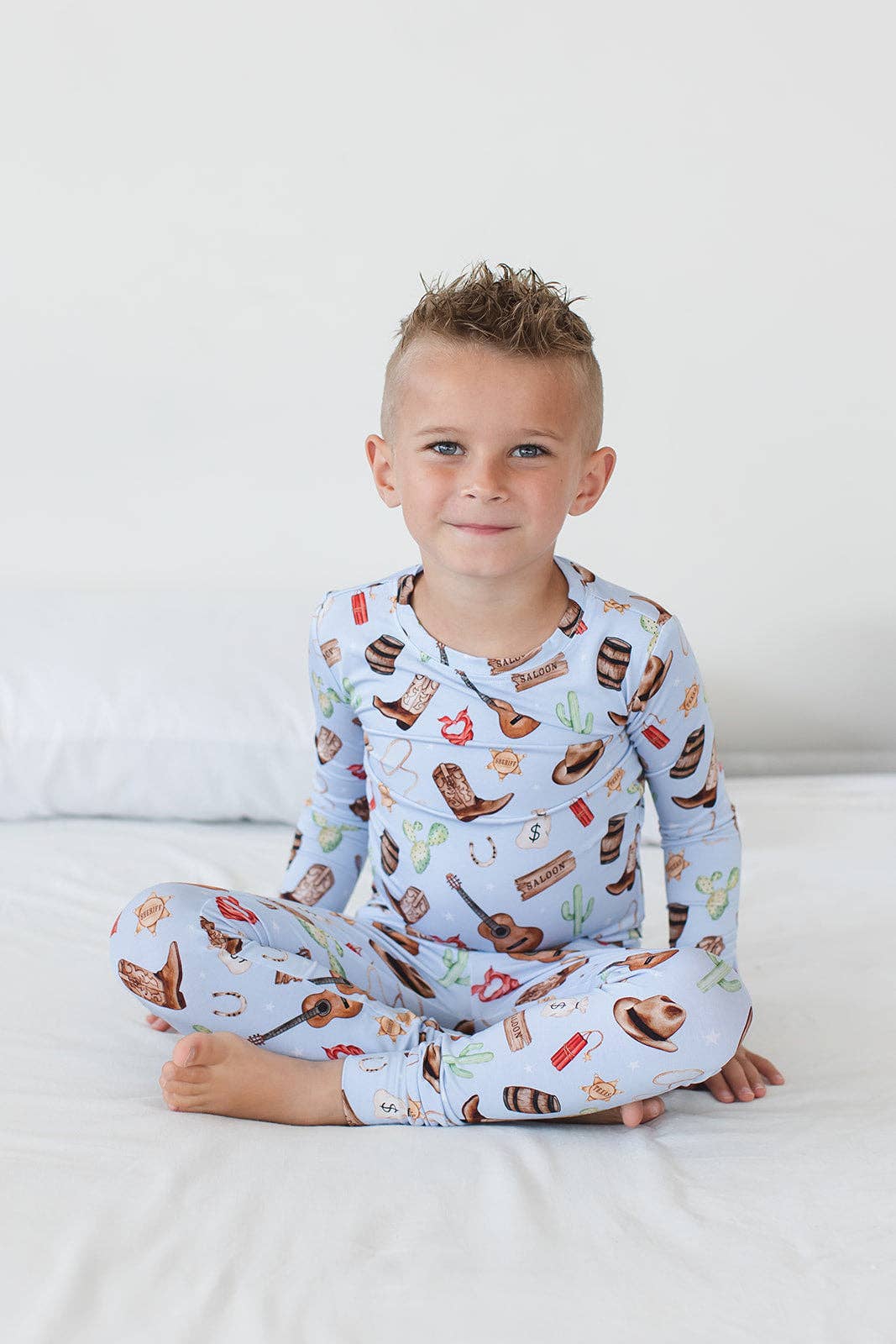 Blush Lotus – wholesale Sleepwear set – Kids – Cowboy - Set
