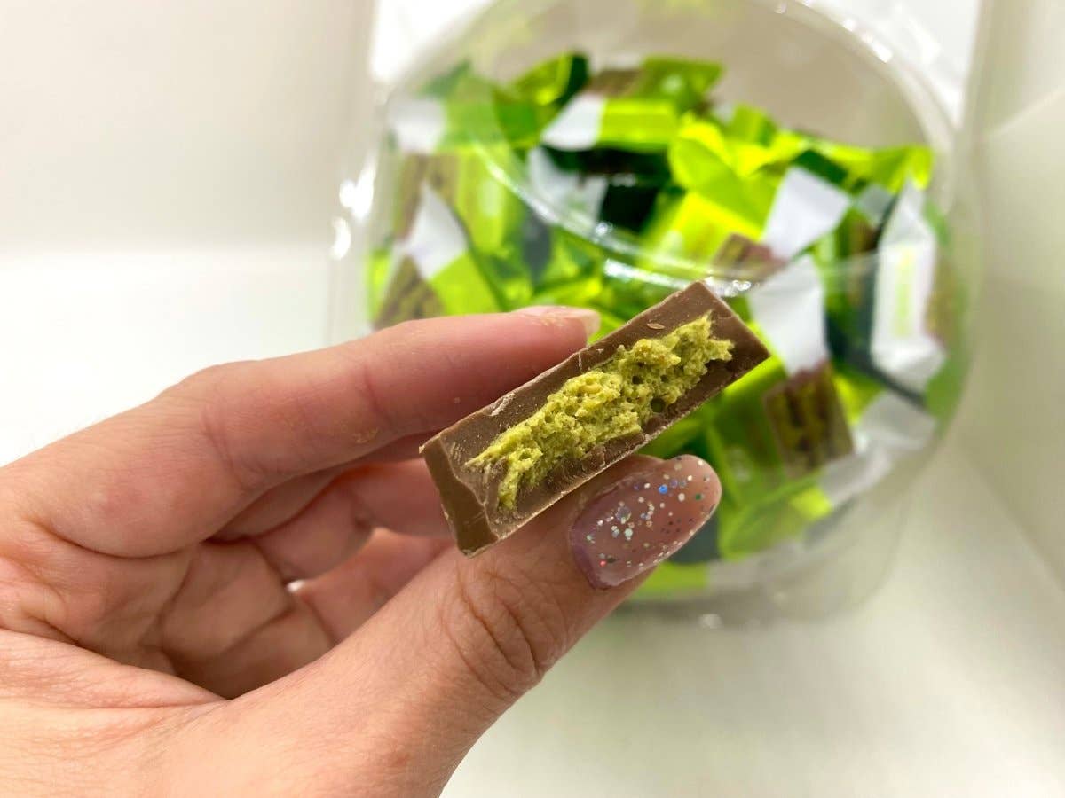 Aladdin – wholesale Chocolate bar – Antep Pistachio Kadayif Dubai Chocolate 16g Turkish Halal1