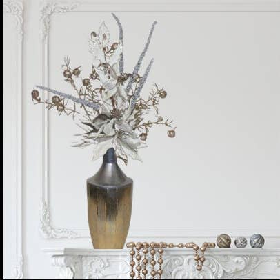 Spectacular Gold & Silver Arrangement - 40" for wholesale by Amazyng Decor