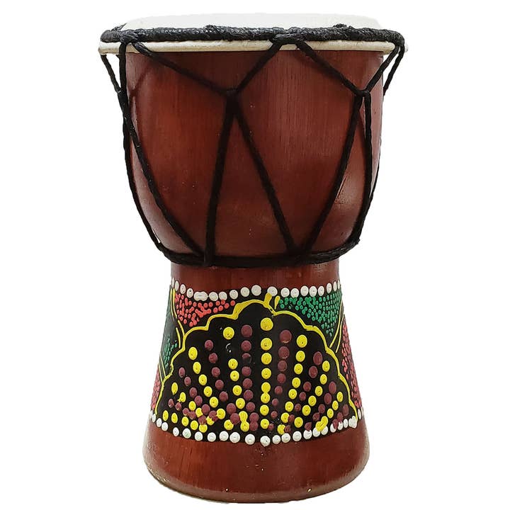 Djembe Drum Carved Bongo Music Gift Idea #2 for wholesale by Stoneage Arts Inc