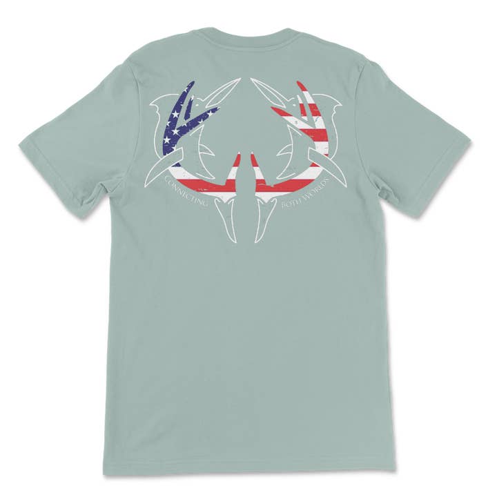 USA Marlin Rack S/S Shirt for wholesale by Fin Hunter