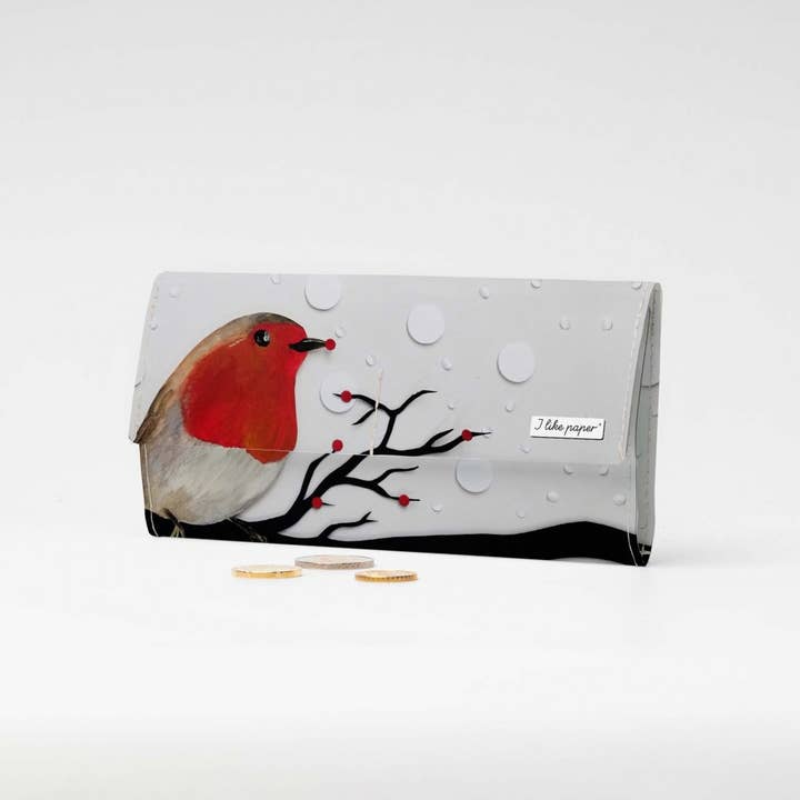 ROTKEHLCHEN Tyvek® Pappwallet XL/Portafoglio frizione per la vendita all'ingrosso da parte di I Like Paper