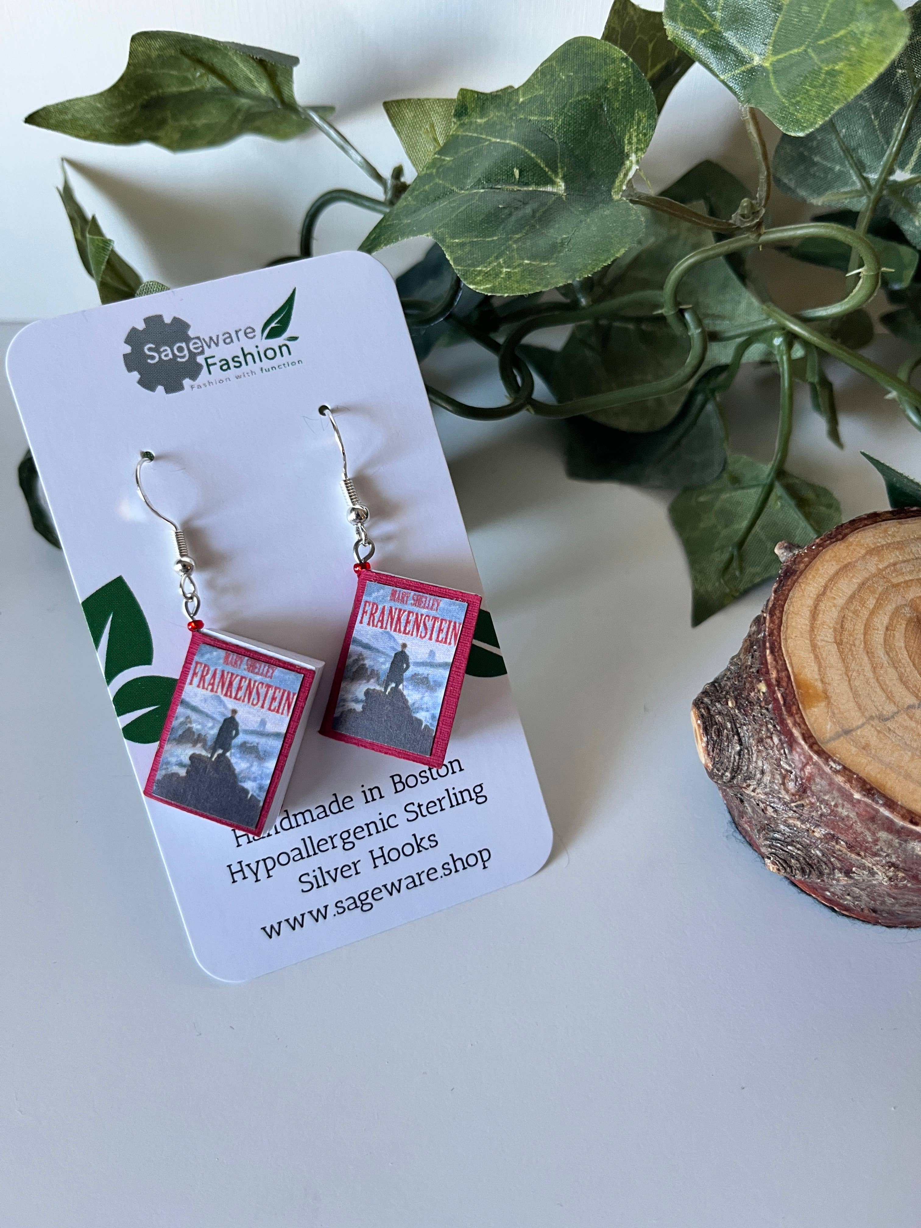 Sageware - Wholesale Dangle Earrings - Mini Book Earrings10