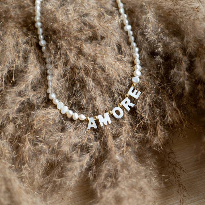 Duestelle Italia - Wholesale Beaded/Pearl Necklace - Love necklace4