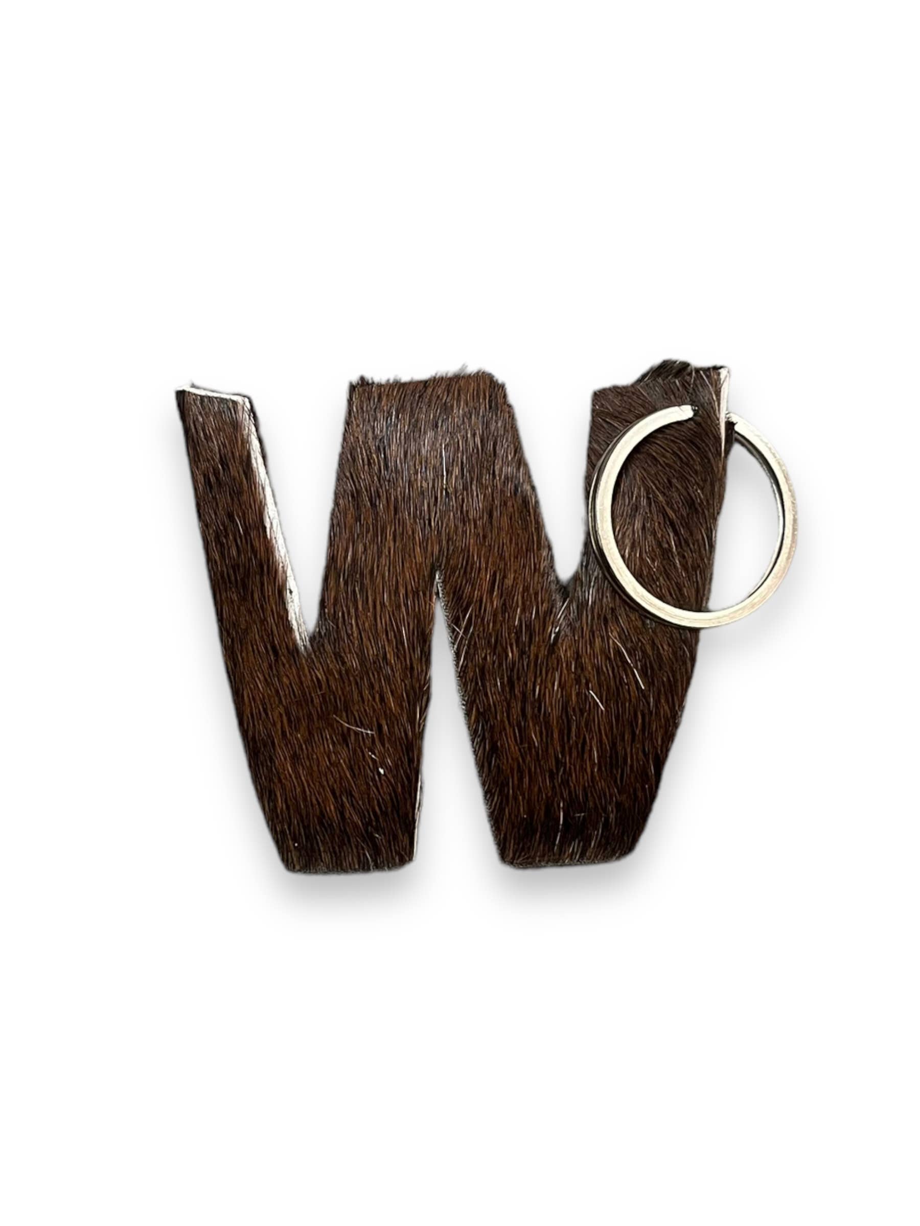 Western Linens - Wholesale Keychain - Unisex - Alphabet Cowhide Key Chains23