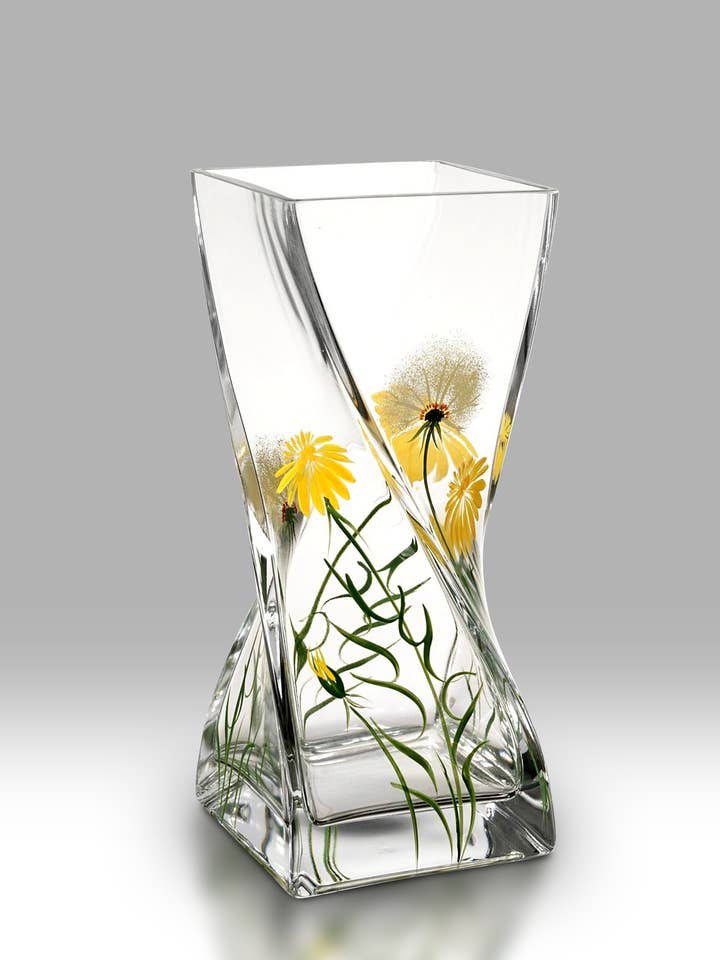 Mælkebøtte 25 cm Twist Vase - 3098-25 for engroshandel hos Nobile Glassware Ltd.