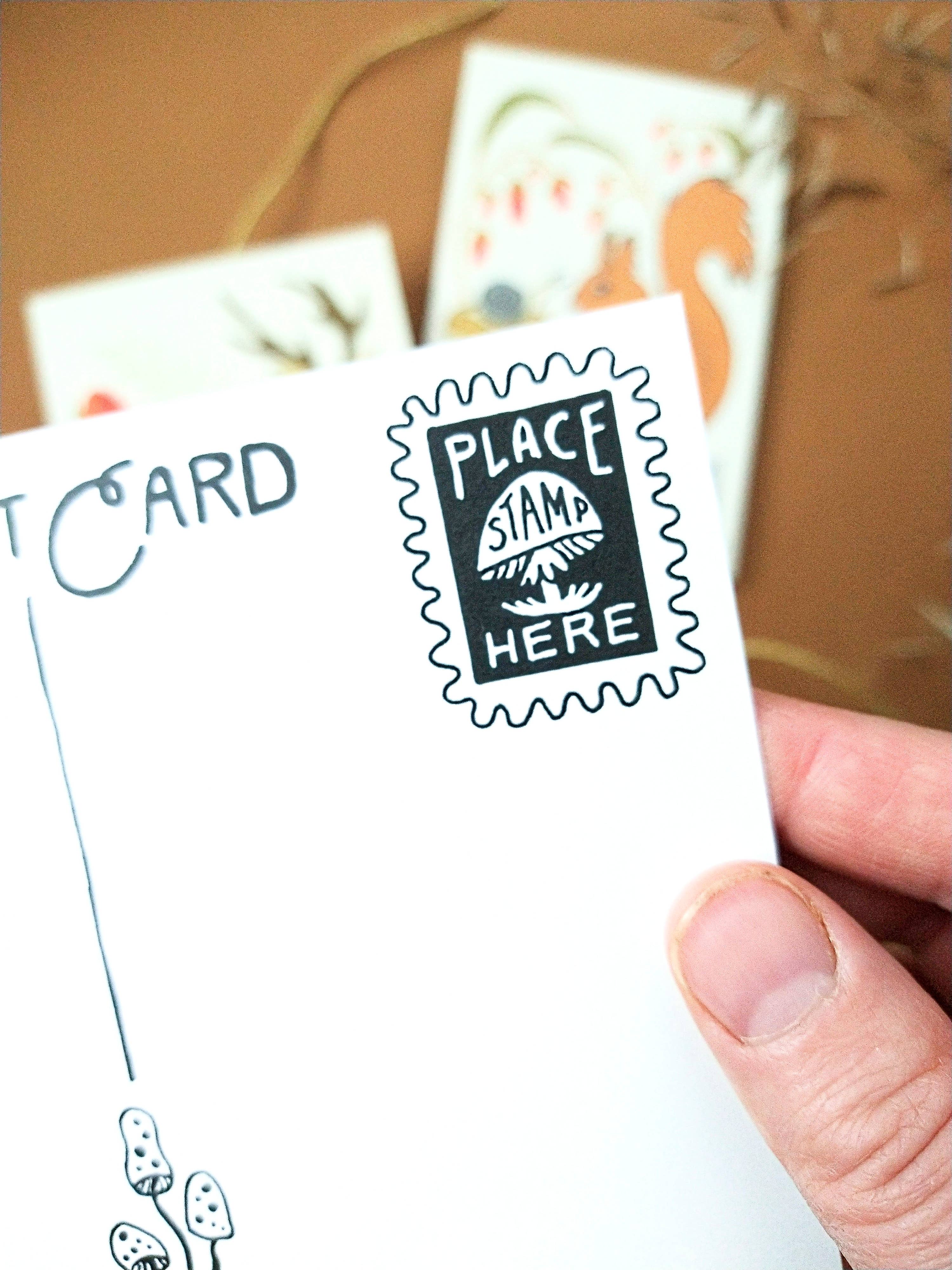 Peppercorn Paper - Wholesale Postcard - Pigeon Post Forest Animal Postcard3