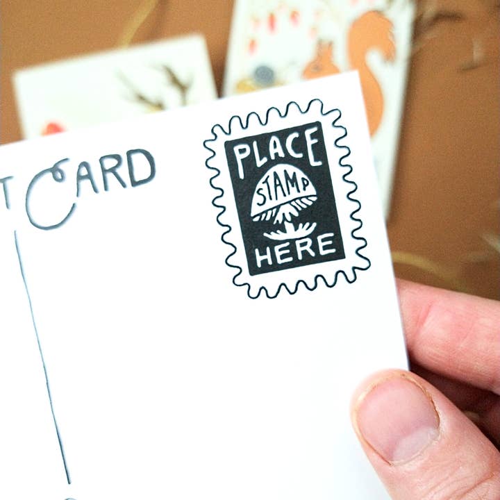 Peppercorn Paper - Wholesale Postcard - Pigeon Post Forest Animal Postcard3