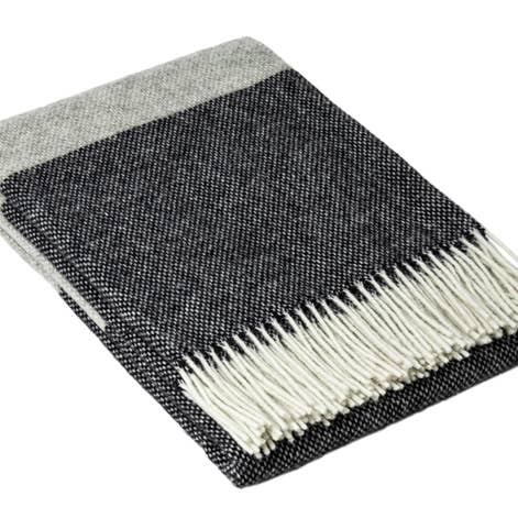 CODU - Wholesale Throw blanket - Brighton NZ Wool Throw Rug - Monochrome