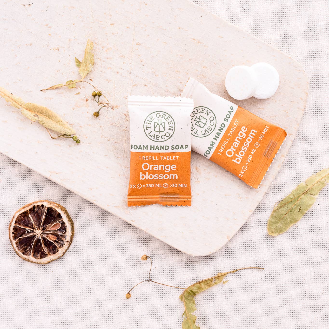 The Green Lab Co. - Wholesale Hand Soap/Wash - Refill set hand soap tablets - Orange Blossom & Lavender1