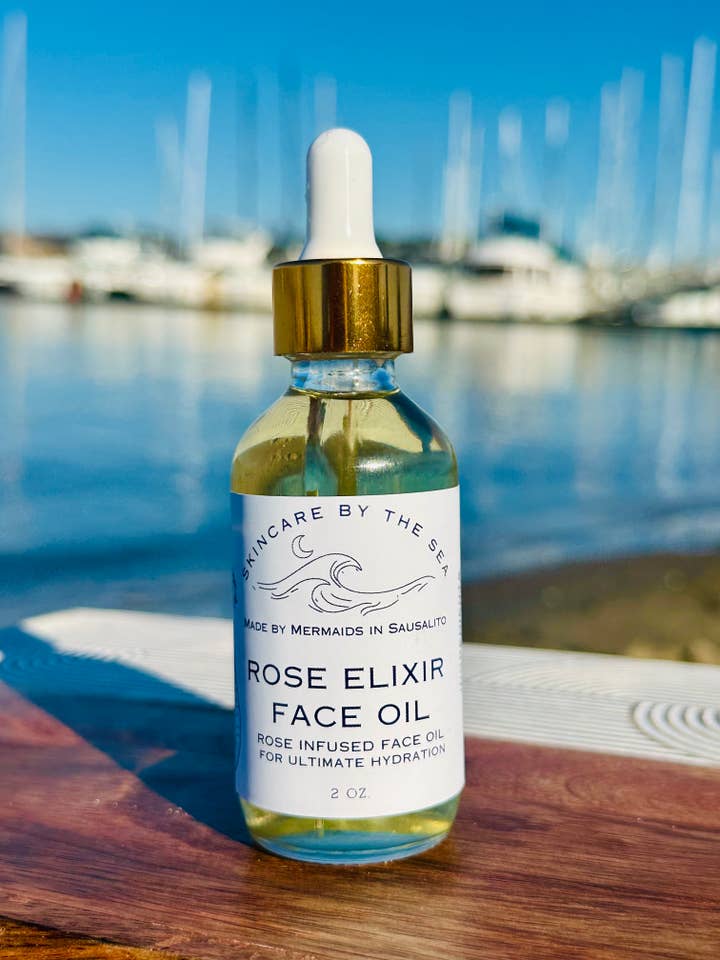 Rose Elixir Face Oil for wholesale by Skincare by the Sea