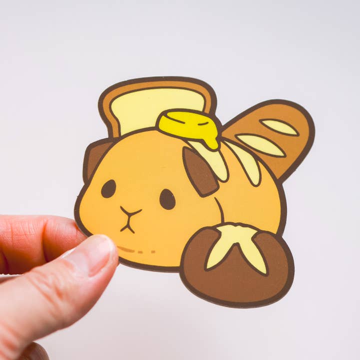 Thousand Skies - Wholesale Sticker - Vinyl Sticker Guniea Pig Bread Loaf