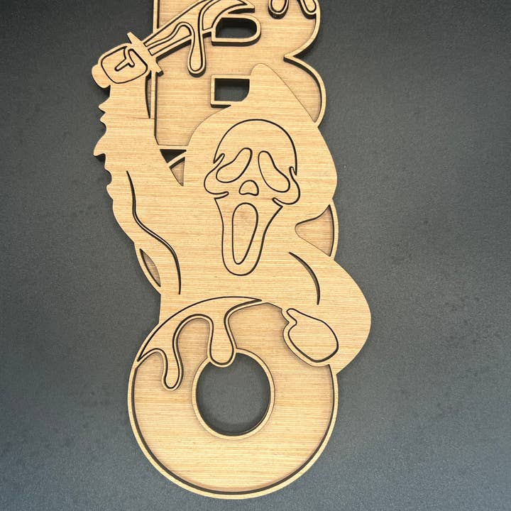 Boo Sign - Ghost Face for wholesale by Kate's Blanks