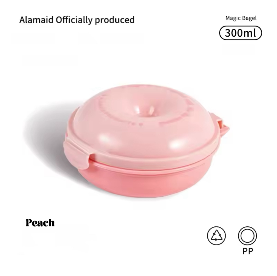 Q&C Distribution – Großhandel Lunchbox/-tasche – Lunch- und Snackbox in Bagelform (mehrere Farben)1