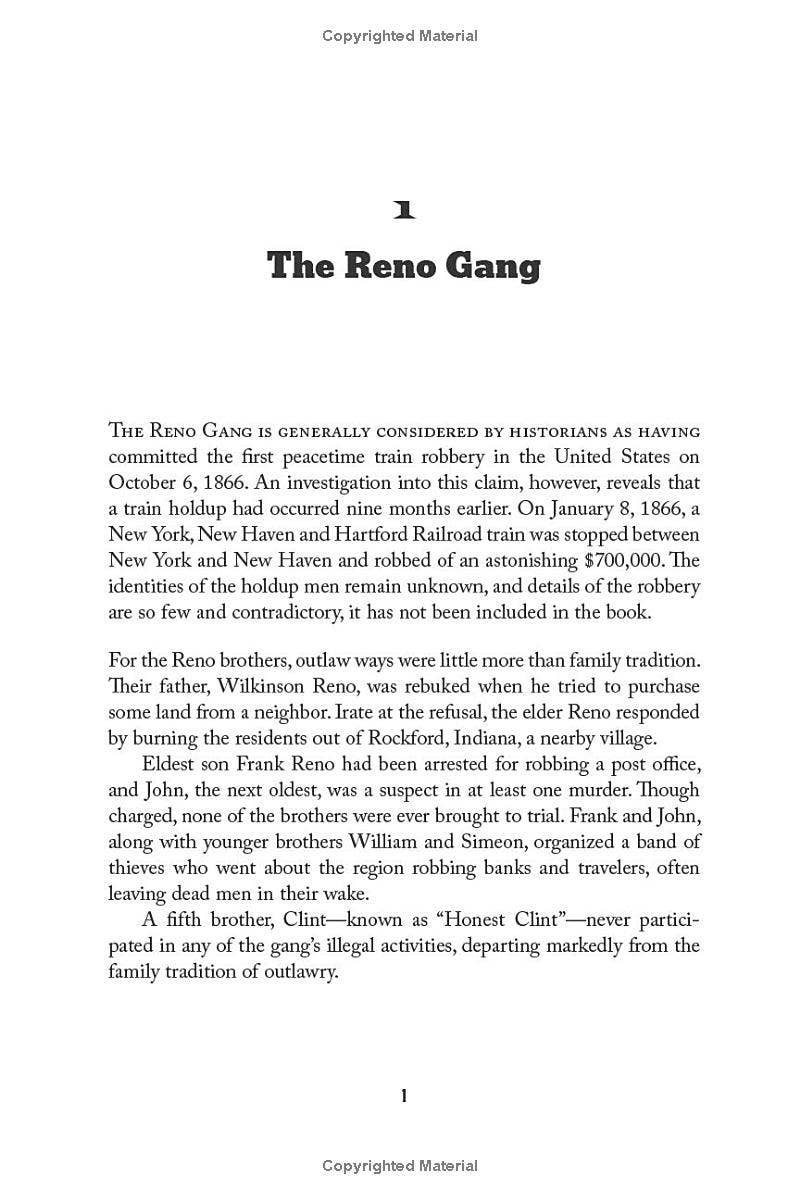 REMOVED BRAND - Wholesale True Crime - Old West's Infamous Train Robbers & Their Historic Heists1