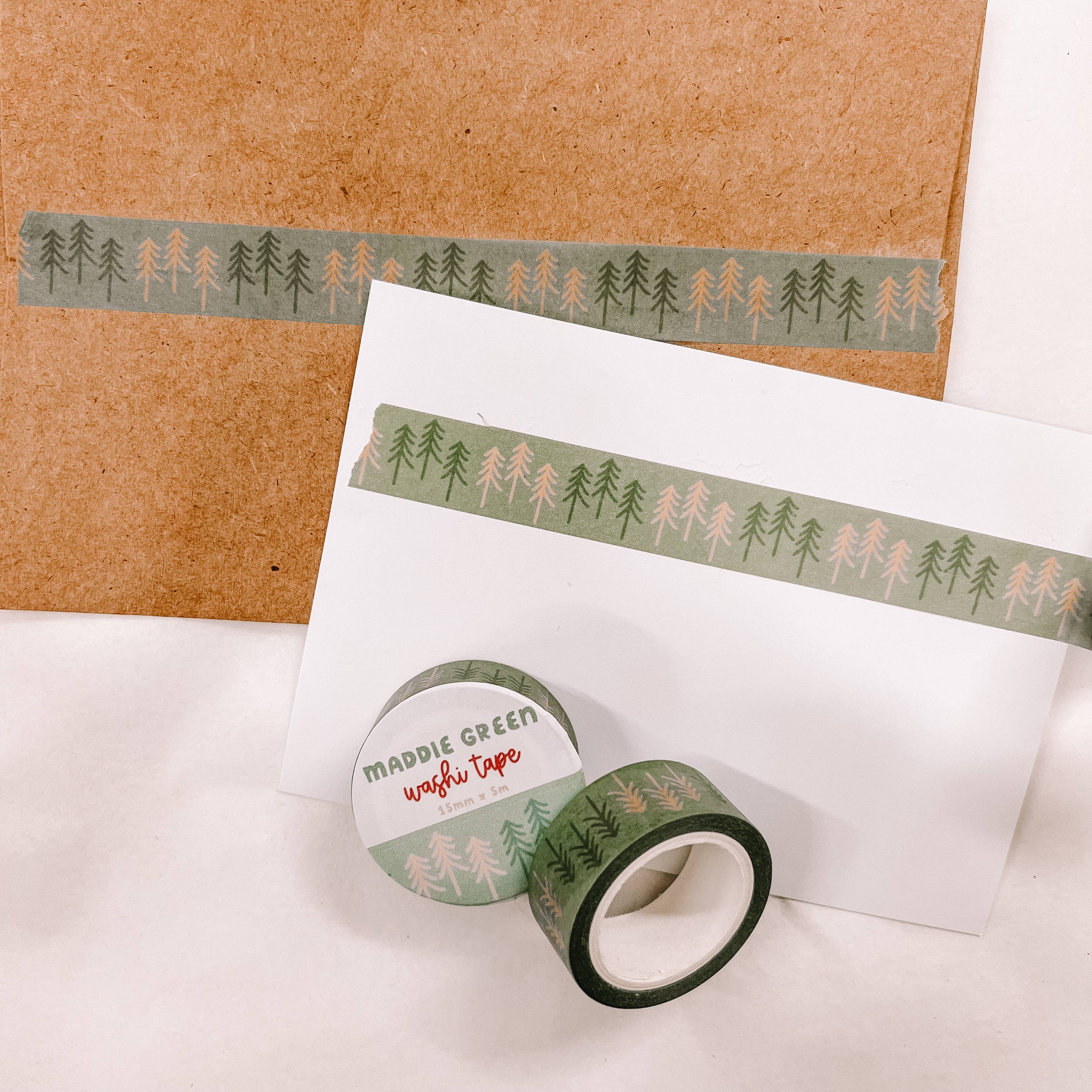 Maddie Green Designs - Wholesale Washi Tape - Tree Signature Washi Tape3
