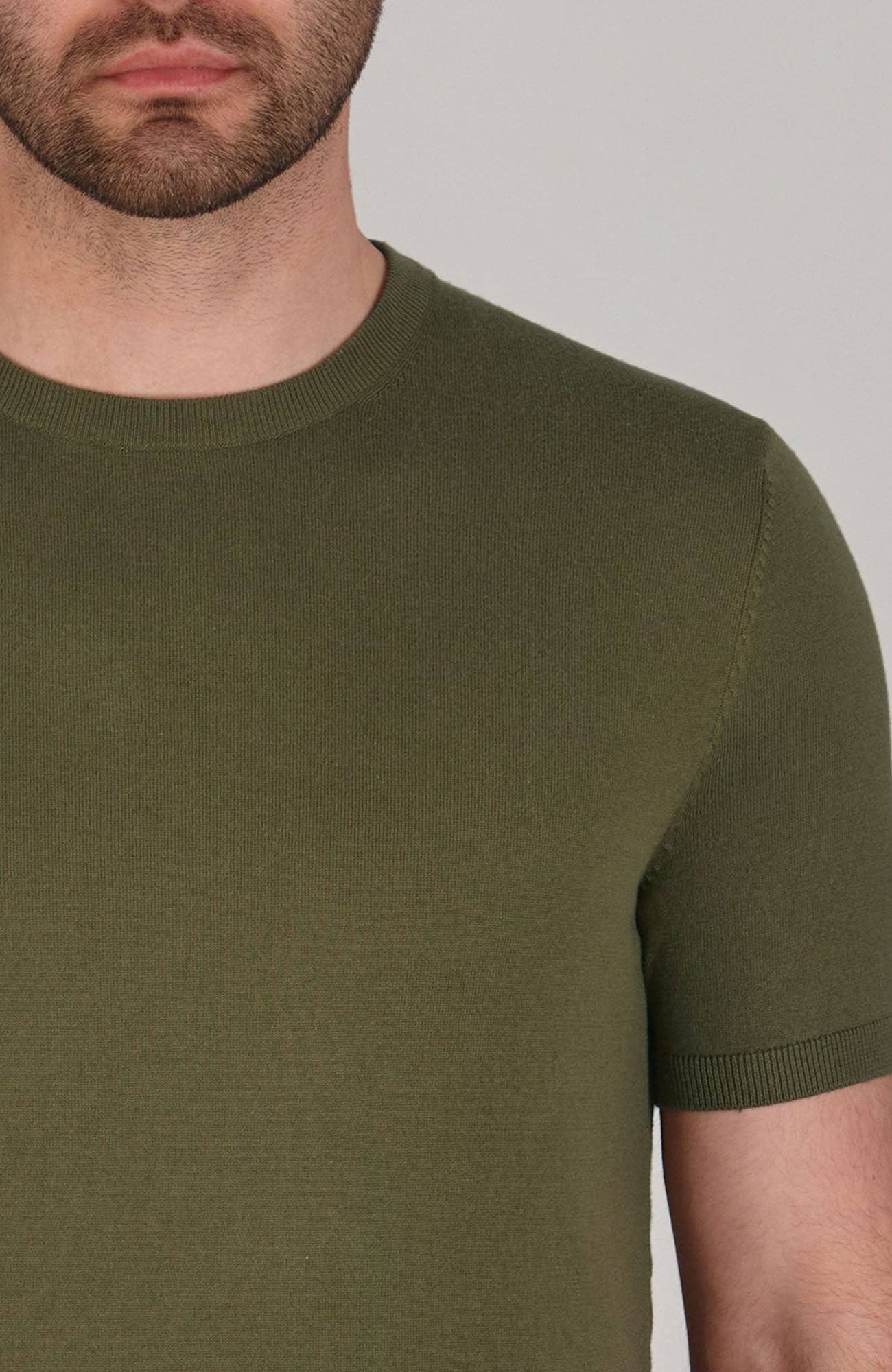 Paul James Knitwear - Wholesale T-Shirt - Men's - Mens Ultra Fine Cotton Knitted T-Shirt13