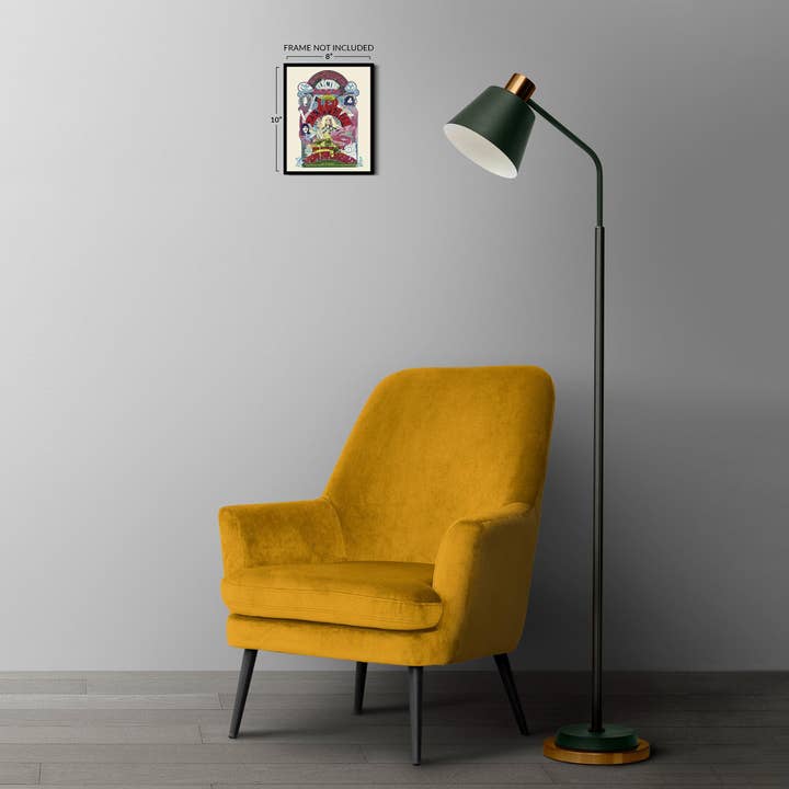 Historic Prints - Wholesale Poster - 1971 Led Zeppelin Poster Matte - Vintage Poster of Led Zeppelin United Kingdom Concert Tour - Led Zeppelin Wall Art Poster3