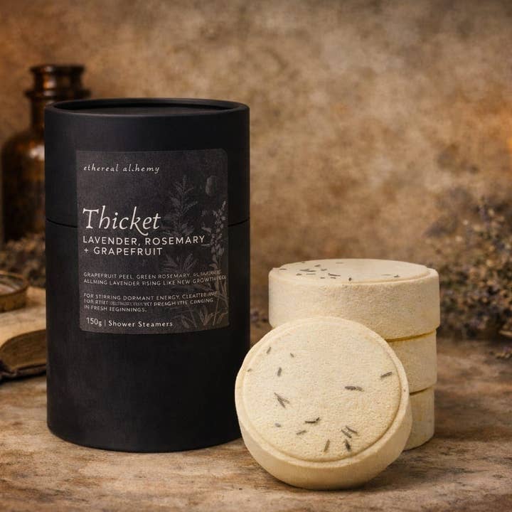 Thicket Shower Steamers for wholesale by Ethereal Alchemy