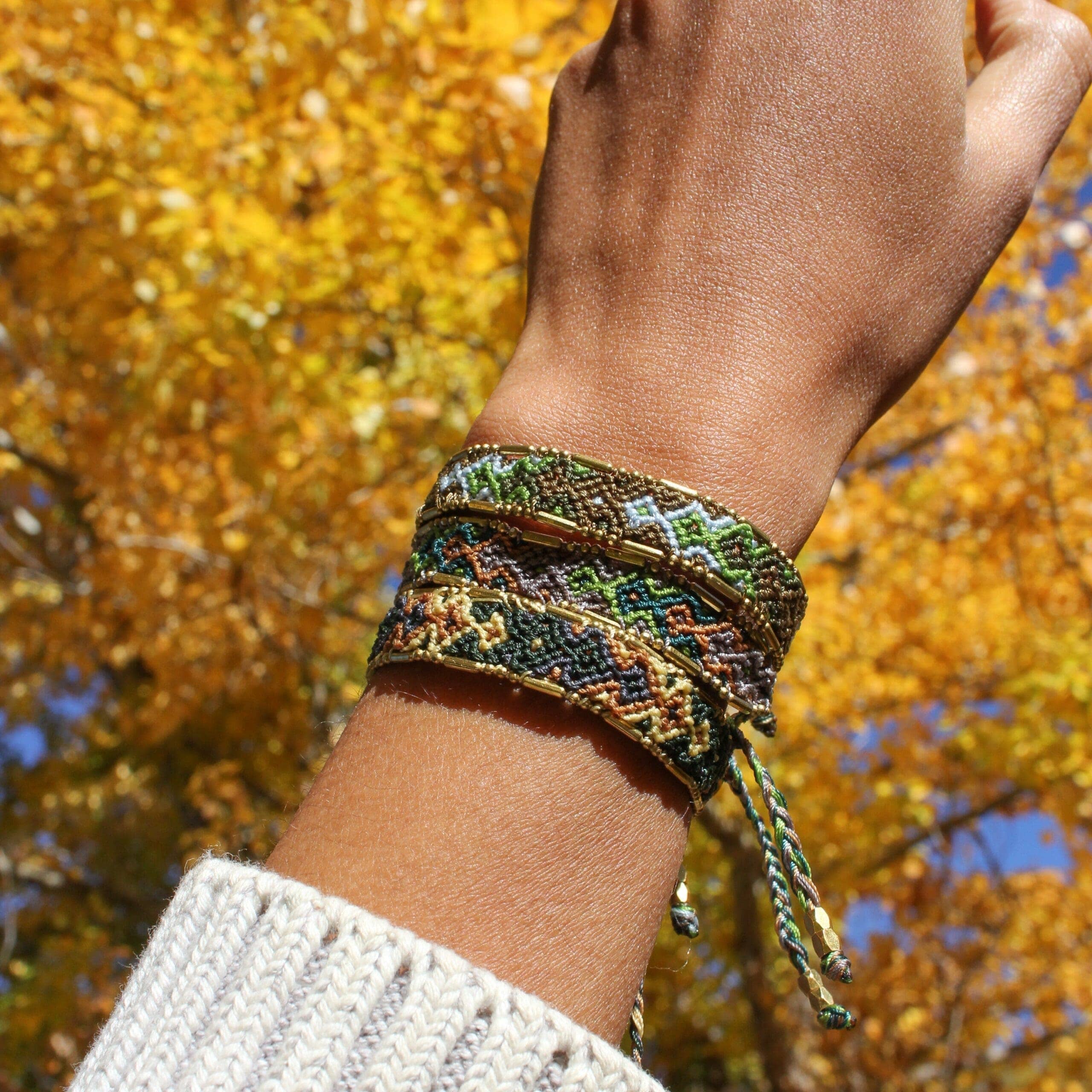 Love Is Project - Wholesale Woven/Braided Bracelet - Bali Friendship Bracelet - Olive Laurel2