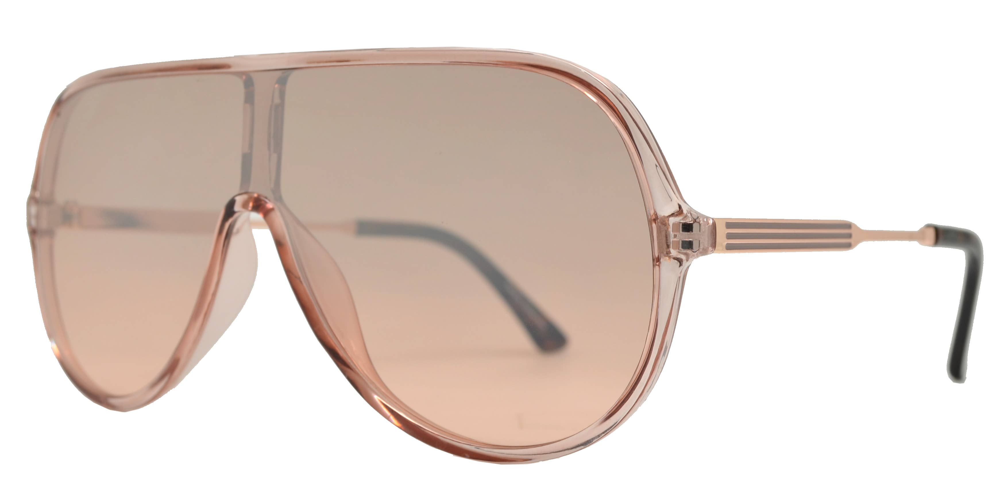 Dynasol Eyewear – Engroshandel Solbriller - Dame – Flad linse i ét stykke Shield Flat Top plast solbriller3