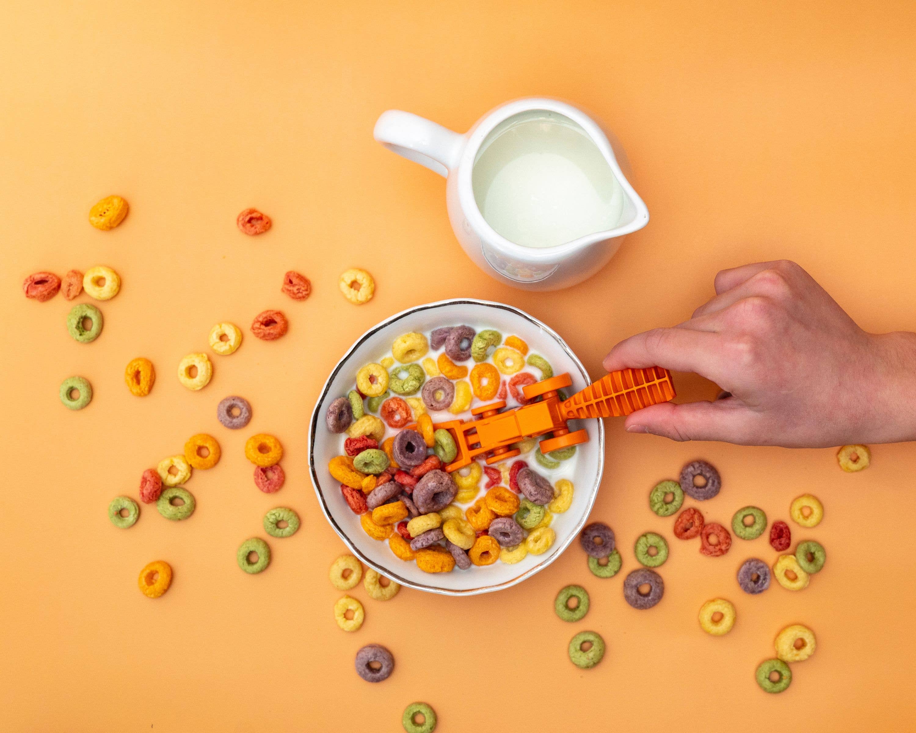 Constructive Eating - Wholesale Flatware Set - Kids & Baby - Set of 2 Tractor Utensils2