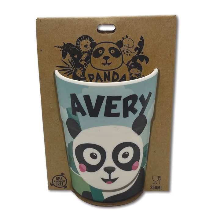 The H&H Group - Wholesale Drinking Glass/Cup - Kids & Baby - Panda Crew Cup - Avery