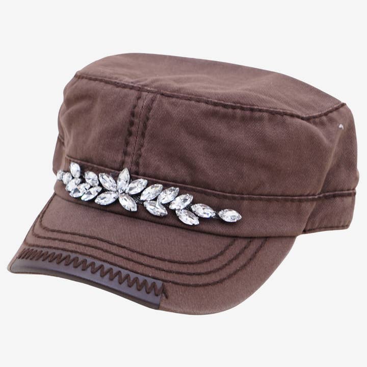 Olive & Pique - Wholesale Baseball Cap - Women's - Bejeweled Bling Glitz Cadet, Adjustable8