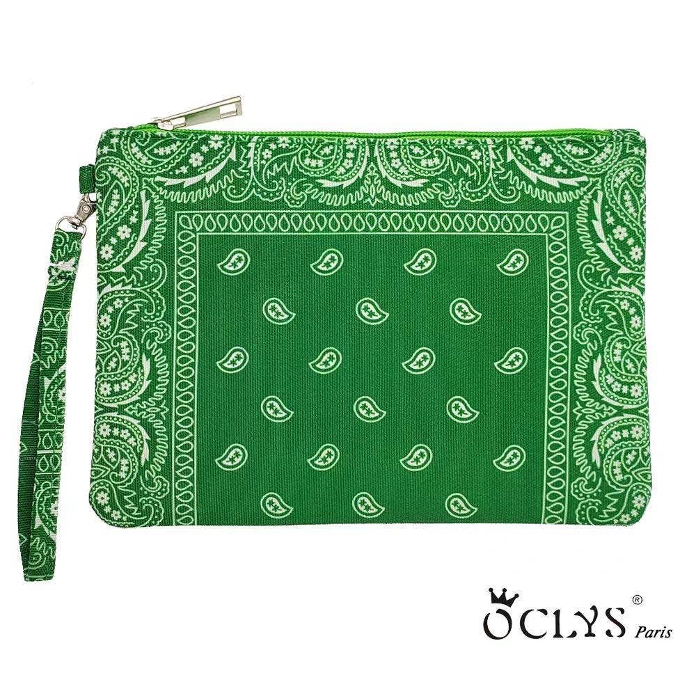 Oclys - Wholesale Pouch - Women's - Colorful bandana cotton pouch with strap2