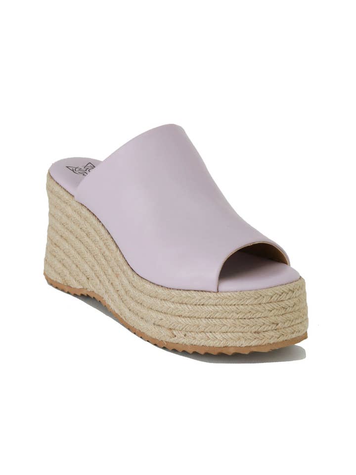 BEAST FASHION - Wholesale Platform Heels - Women's - STACEY-01 Espadrille Platform Mules