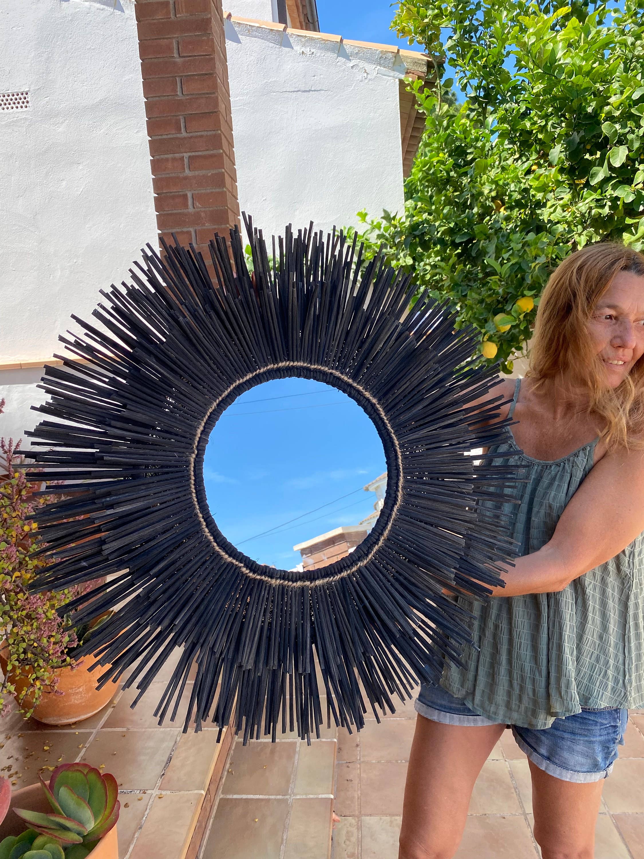 Geometrik Design - Wholesale Muurdecoratie met steen - Boho-stijl wanddecoratie van natuurlijke vezels2