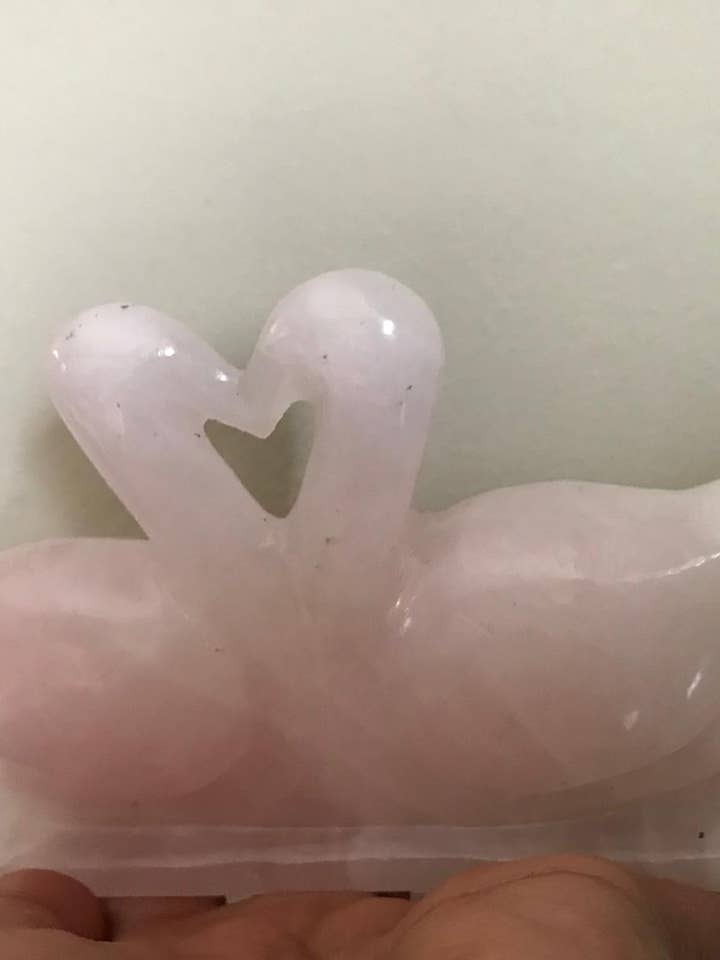 Natural Rose Quartz Swan pair for Love & Relationship for wholesale by AmazeU