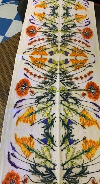 NINA J - Wholesale Table Runner - Table Runner 14"x72" - Wild Flowers3