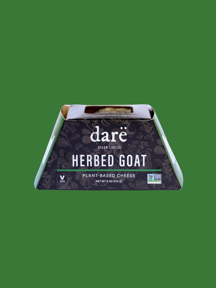 Herbed Goat Plant-Based Cheese for wholesale by Darë Vegan Cheese