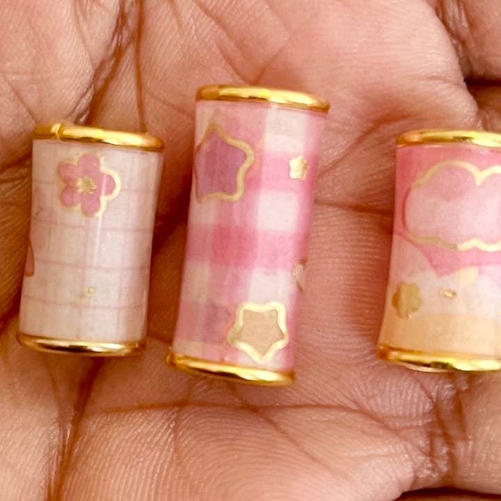 elevated loc jewelry – wholesale Hair accessories set – Women’s – Kawaii Loc Bead 3 Piece Set2